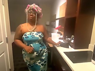 Ebony granny blowjob, ebony grandma